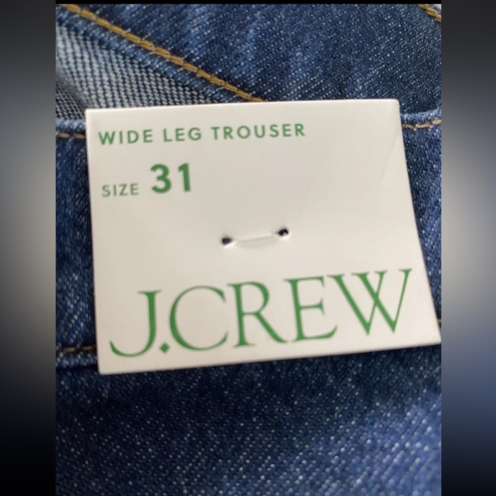 J.Crew Denim trouser in Fiorellas wash High rise NWT Size 31 - Picture 5 of 9